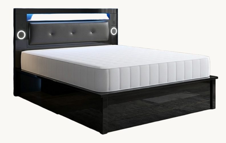 B01 High Gloss Storage Bed