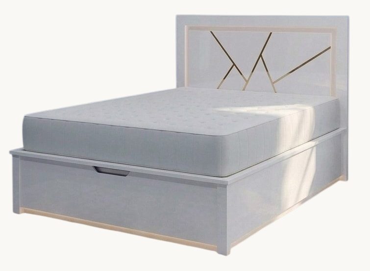 B04 High Gloss Storage Bed