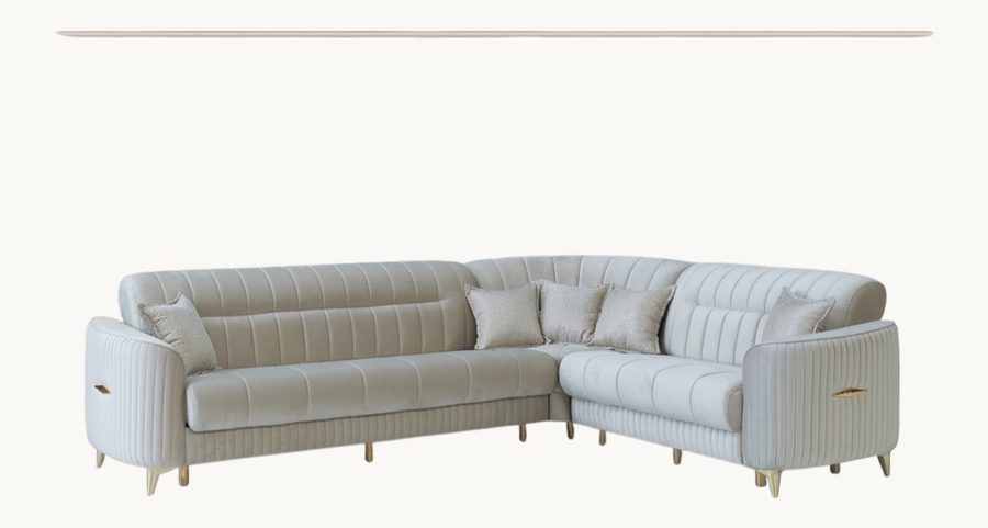 Pera Bf Cream 3 + 2 + 1 Sofa