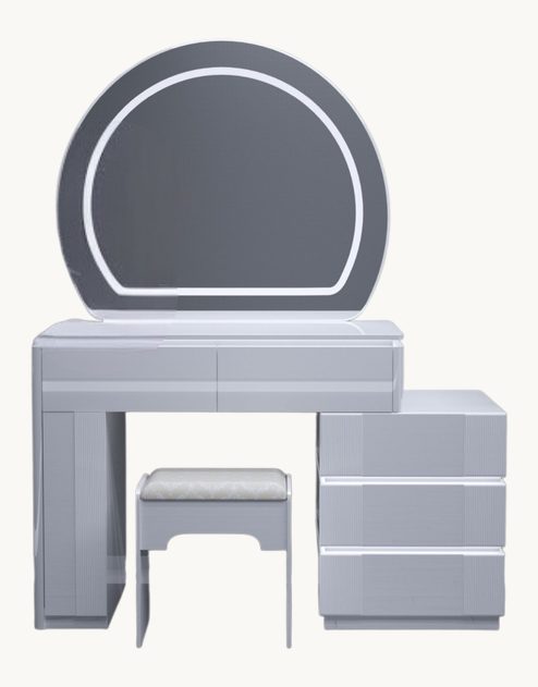 White, Grey Paint, and Black